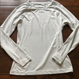 NOBULL Off-White Long Sleeve Top